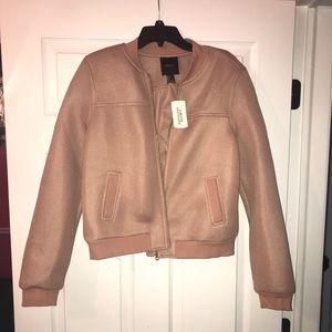 Mauve bomber jacket